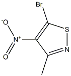 5-bromo-3-methyl-4-nitro-1,2-thiazole结构式