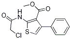 Structure of Methyl 2-(2-chloroacetylaMino)-4-phenylthiophene-3-carboxylate, 96%