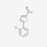 Structure of 5-(2-chlorophenyl)-2-Thiophenecarboxaldehyde