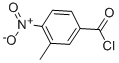 Structure of 3-methyl-4-nitrobenzoyl chloride