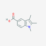 Structure of 1,2,3-trimethylindole-5-carboxylic Acid