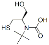 Structure of Carbamic acid, [(1R)-2-hydroxy-1-(mercaptomethyl)ethyl]-, 1,1-dimethylethyl