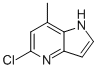 5-chloro-7-methyl-1H-pyrrolo[3,2-b]pyridine结构式