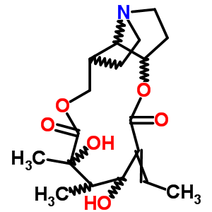Structure of (1S,14R)-1,2-Dihydro-12,14α-dihydroxysenecionan-11,16-dione