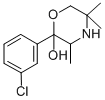 Structure of BUPROPION MORPHOLINOL