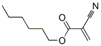 Structure of hexyl 2-cyanoacrylate