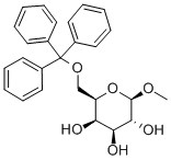 METHYL-6-O-TRIPHENYLMETHYL-BETA-D-GALACTOPYRANOSIDE结构式