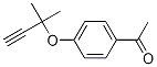1-(4-(2-Methylbut-3-yn-2-yloxy)phenyl)ethanone结构式