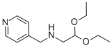 N-(2,2-diethoxyethyl)pyridine-4-methylamine结构式