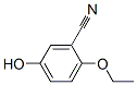 BENZONITRILE,2-ETHOXY-5-HYDROXY- 的化学结构式