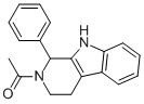 Structure of 1-(1-PHENYL-1,3,4,9-TETRAHYDRO-BETA-CARBOLIN-2-YL)-ETHANONE