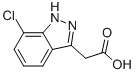 2-(7-CHLORO-1H-INDAZOL-3-YL)ACETIC ACID结构式