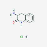 3-Amino-3,4-dihydroquinolin-2(1H)-one hydrochloride结构式