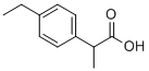 Structure of (2RS)-2-(4-ETHYLPHENYL)PROPANOIC ACID