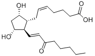 Structure of 9ALPHA, 11ALPHA-DIHYDROXY-15-OXO-PROSTA-5Z, 13E-DIEN-1-OIC ACID