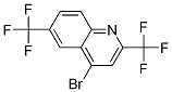 Structure of 2,6-Bis(trifluoromethyl)-4-bromoquinoline ,97%