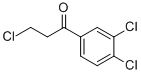 Structure of 3-CHLORO-1-(3,4-DICHLOROPHENYL)-1-PROPANONE