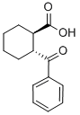 Structure of TRANS-2-BENZOYL-1-CYCLOHEXANECARBOXYLIC ACID, 99