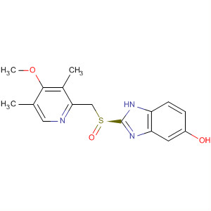 1H-Benzimidazol-5-ol,2-[(S)-[(4-methoxy-3,5-dimethyl-2-pyridinyl)methyl]sulfinyl]-结构式