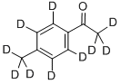 Structure of 4-METHYLACETOPHENONE-D10