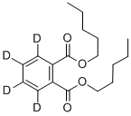 Structure of DI-N-PENTYL PHTHALATE-D4