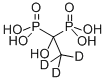 Structure of ETIDRONIC ACID-D3