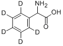 DL-PHENYL-D5-GLYCINE结构式