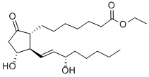 PROSTAGLANDIN E1 ETHYL ESTER结构式