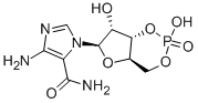Structure of 5-AMINOIMIDAZOLE-4-CARBOXAMIDE-1-B-D-