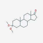 Structure of 3,3-(Dimethoxy)-5α-androstan-17-one