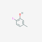 Chemical structure of Phenol, 2-iodo-5-methyl-