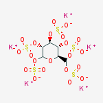 Structure of GLUCOSE PENTASULFATE, POTASSIUM SALT, TECHNICAL GRADE