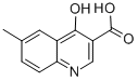 Structure of 4-HYDROXY-6-METHYL-QUINOLINE-3-CARBOXYLIC ACID