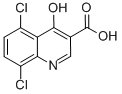 Structure of 5,8-DICHLORO-4-HYDROXYQUINOLINE-3-CARBOXYLIC ACID