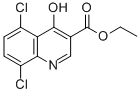 ETHYL 5,8-DICHLORO-4-HYDROXY-3-QUINOLINECARBOXYLATE结构式