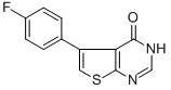 Structure of 5-(4-Fluorophenyl)-3H-thieno[2,3-d]pyrimidin-4-one