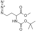 Structure of 4-Azido-2-[[(1,1-Dimethylethoxy)carbonyl]amino]butanoic Acid Methyl Este