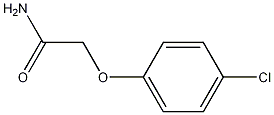 2-(4-chlorophenoxy)acetamide结构式