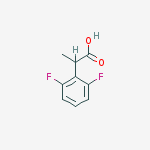 Structure of 2-(2,6-Difluoro-phenyl)-propionicacid