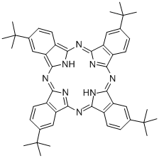 Structure of 2,9,16,23-TETRA-TERT-BUTYL-29H,31H-PHTHALOCYANINE