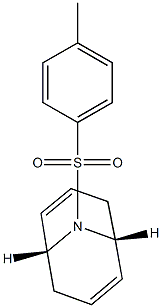 (1R,5R)-9-tosyl-9-azabicyclo[3.3.1]nona-2,6-diene结构式