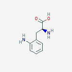 Structure of (2S)-2-amino-3-(2-aminophenyl)propanoic acid