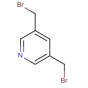 Structure of PYRIDINE,3,5-BIS(BROMOMETHYL)-
