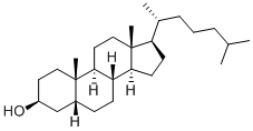 Chemical structure of COPROSTANOL