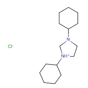 Structure of 1H-Imidazolium, 1,3-dicyclohexyl-4,5-dihydro-, chloride