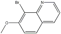 Structure of 8-Bromo-7-methoxyquinoline