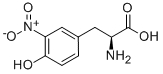 Structure of (2S)-2-amino-3-(4-hydroxy-3-nitro-phenyl)propanoic acid