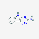 5H-1,2,4-triazino[5,6-b]indol-3-amine结构式