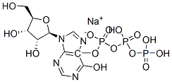 Structure of INOSINE-5-TRIPHOSPHORIC ACID SODIUM SALT