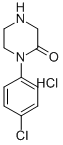 Structure of 1-(4-CHLOROPHENYL)PIPERAZIN-2-ONE HYDROCHLORIDE